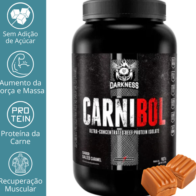Carnibol 900g - Darkness | Suplemento de Carnitina para Energia e Recuperação Muscular