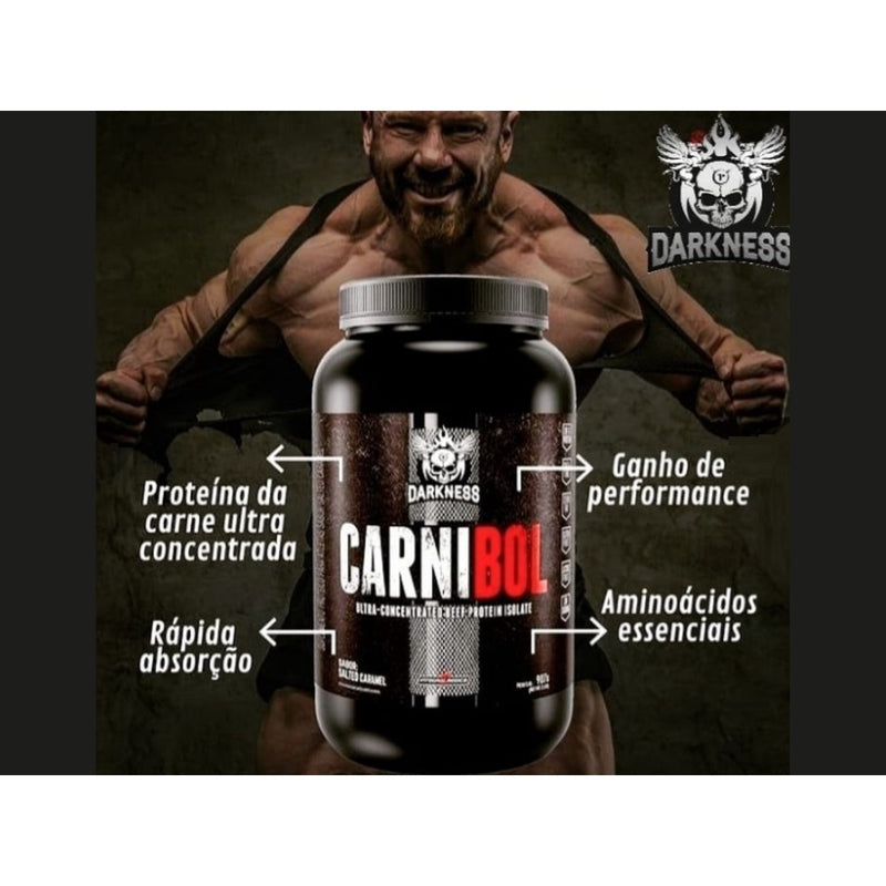 Carnibol 900g - Darkness | Suplemento de Carnitina para Energia e Recuperação Muscular