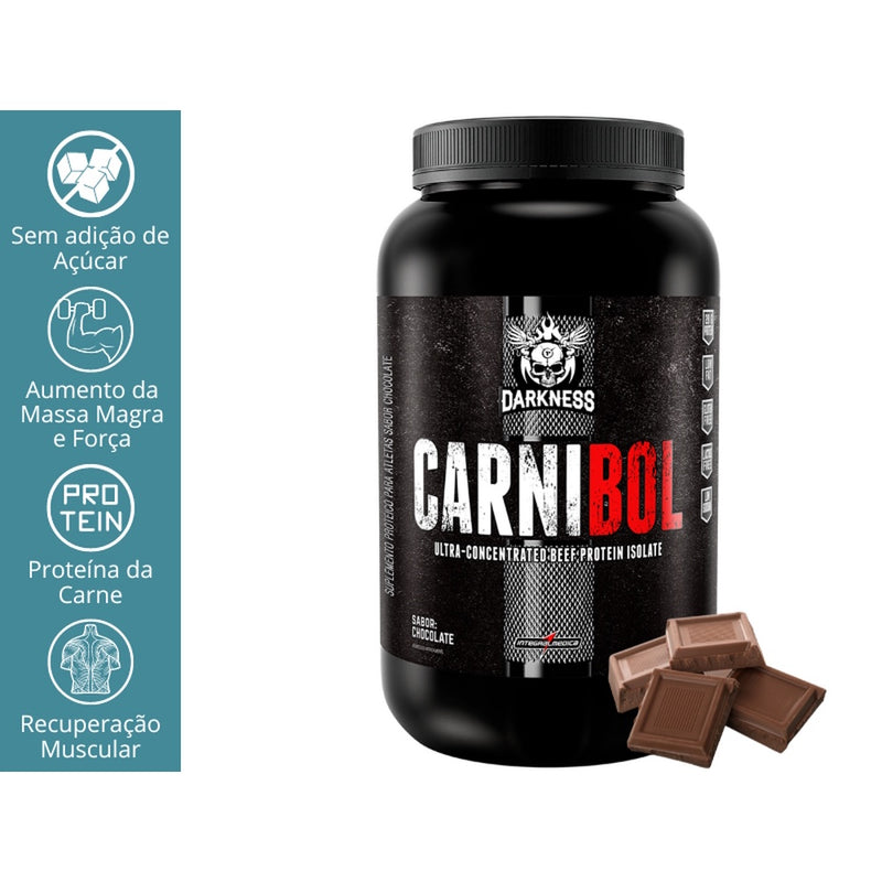 Carnibol 900g - Darkness | Suplemento de Carnitina para Energia e Recuperação Muscular