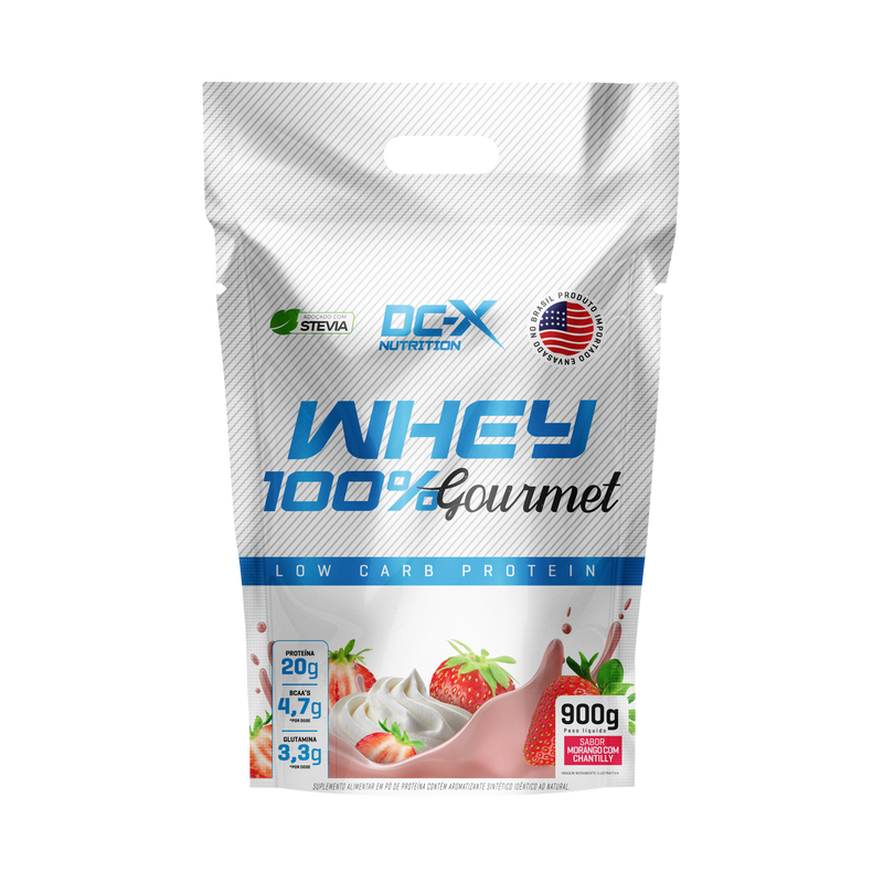 100% Whey gourmet - DCX - Ganho de massa muscular