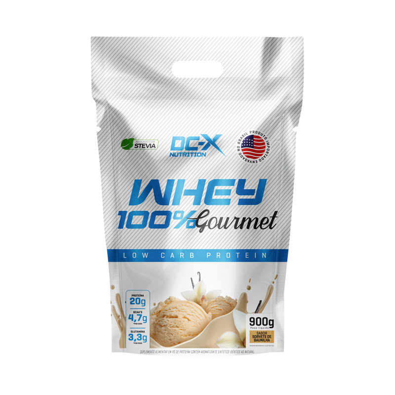 100% Whey gourmet - DCX - Ganho de massa muscular